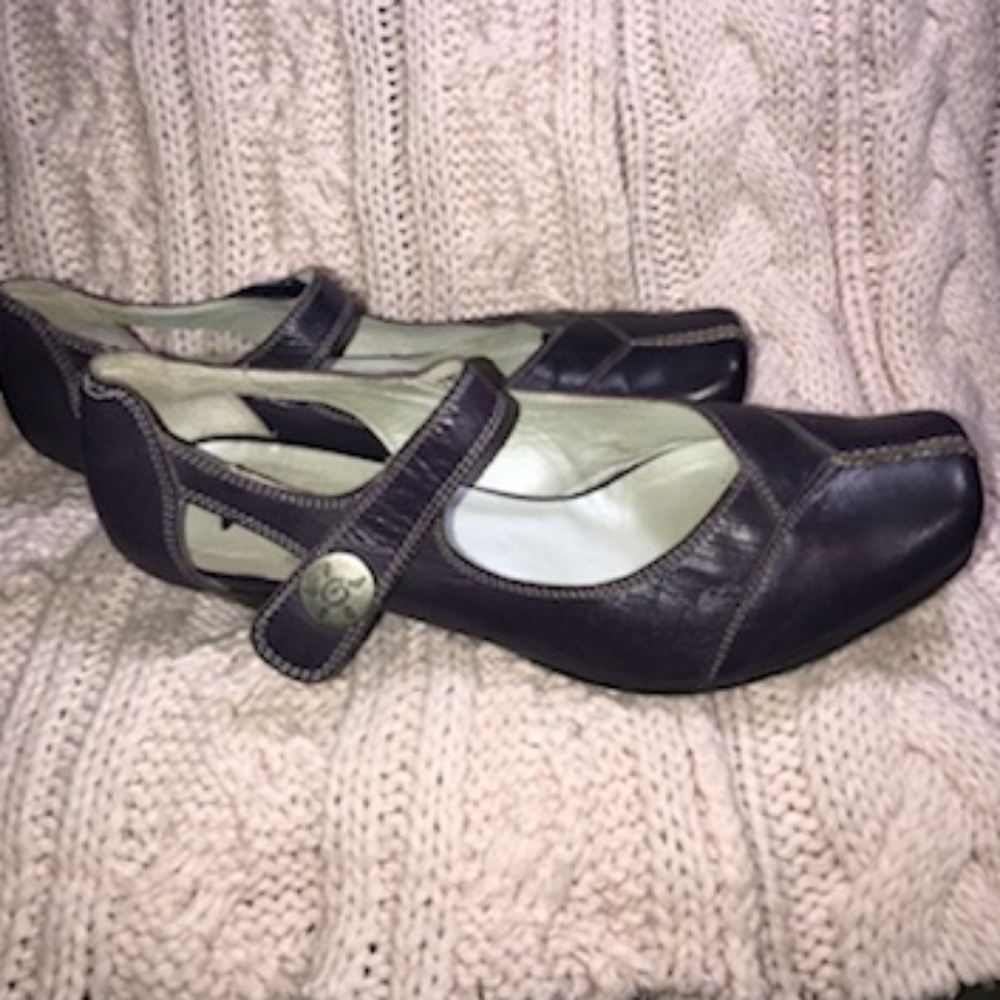 Fidji purple Mary Jane shoes